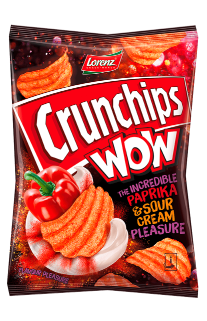 Crunchips WOW The Incredible Paprika & Sour Cream Pleasure