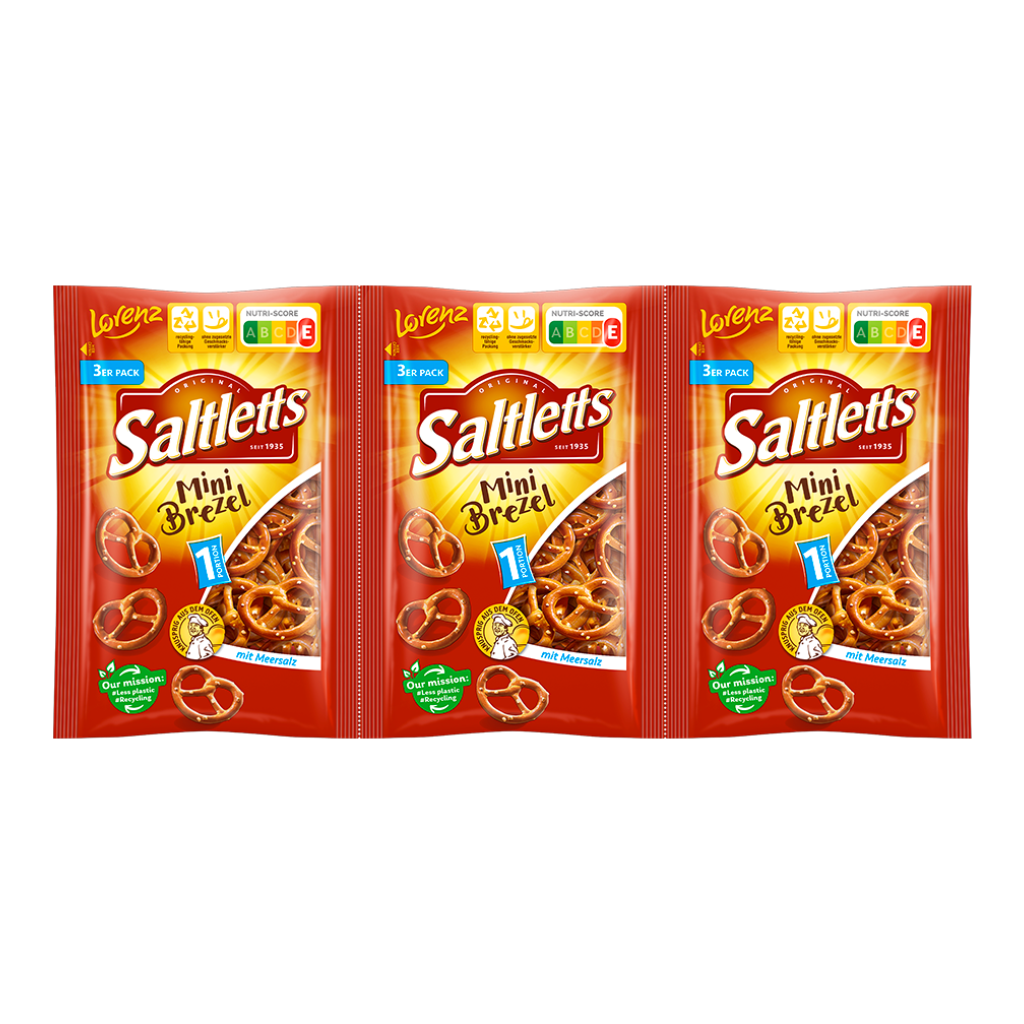Saltletts Mini Brezel 3 x 40 g