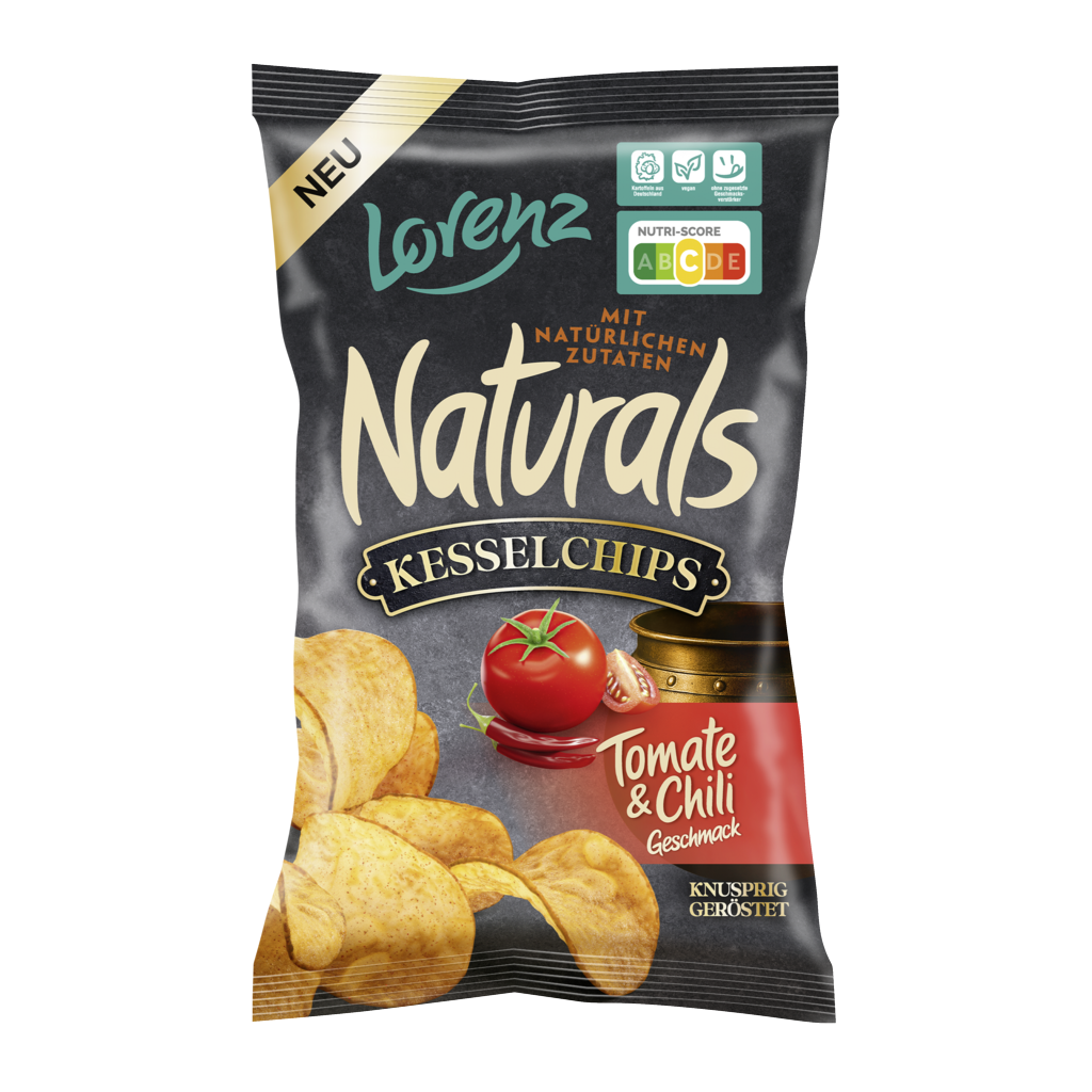 Naturals Kesselchips Tomate & Chili Geschmack