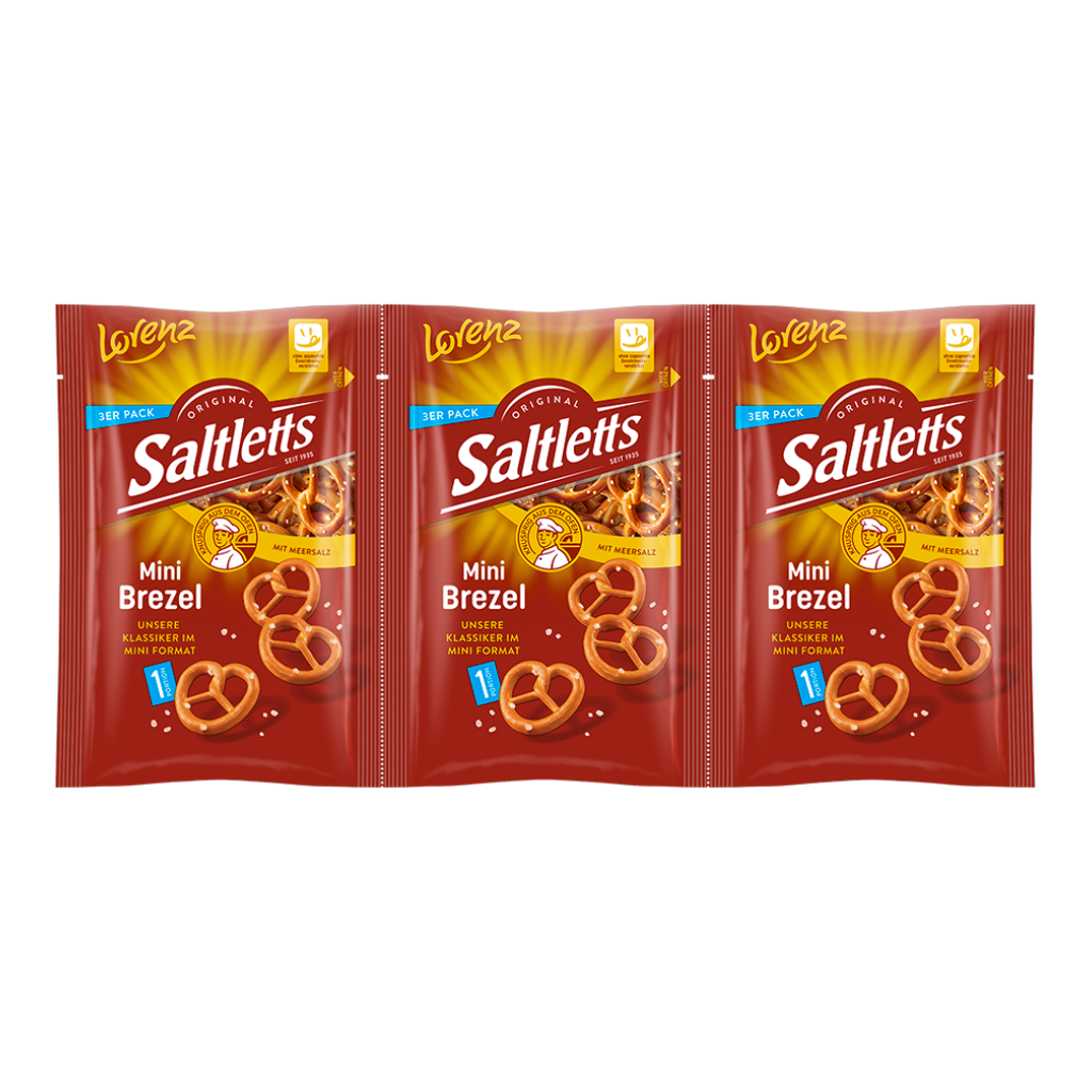 Saltletts Mini Brezel 3x40 g