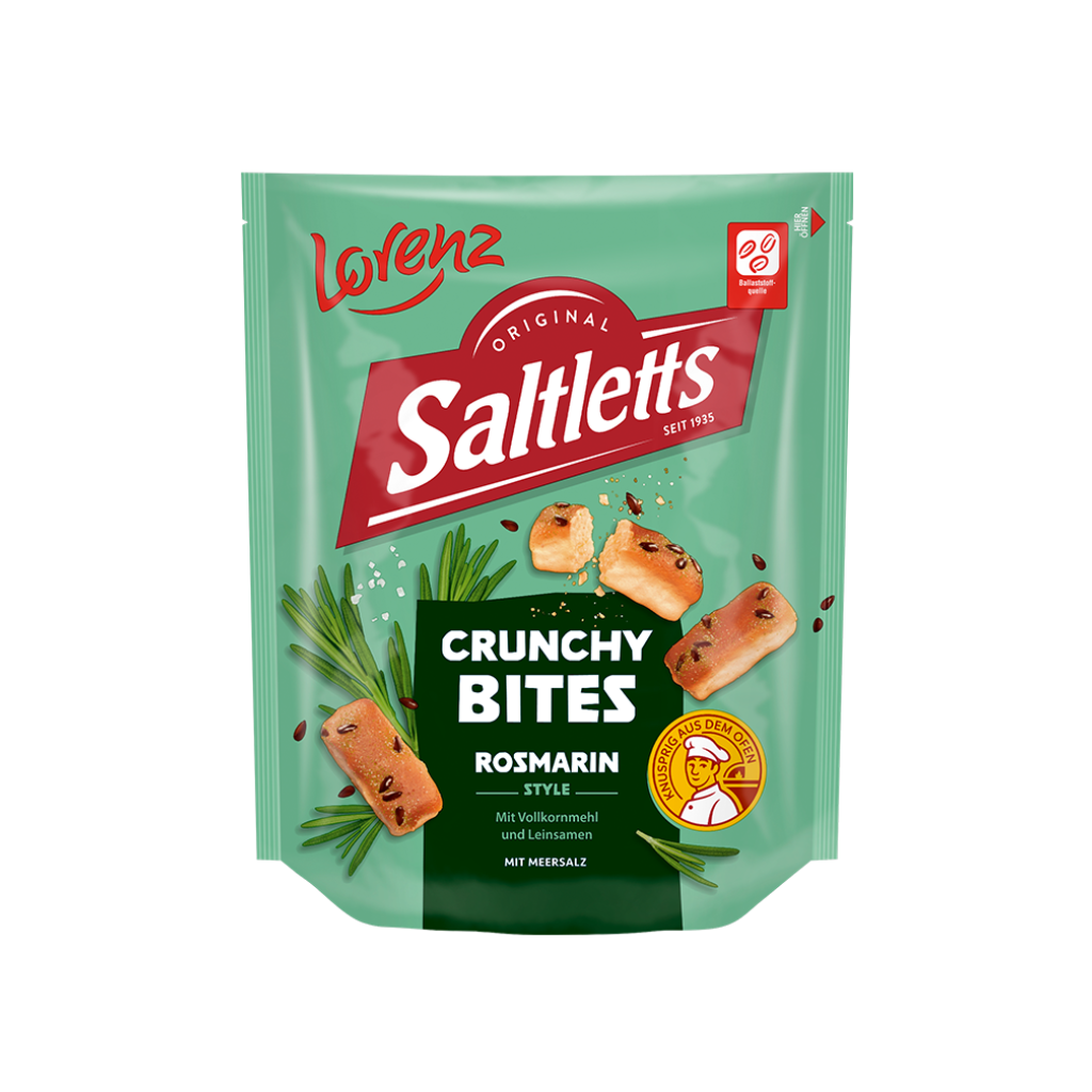 Saltletts Crunchy Bites Rosmarin Style