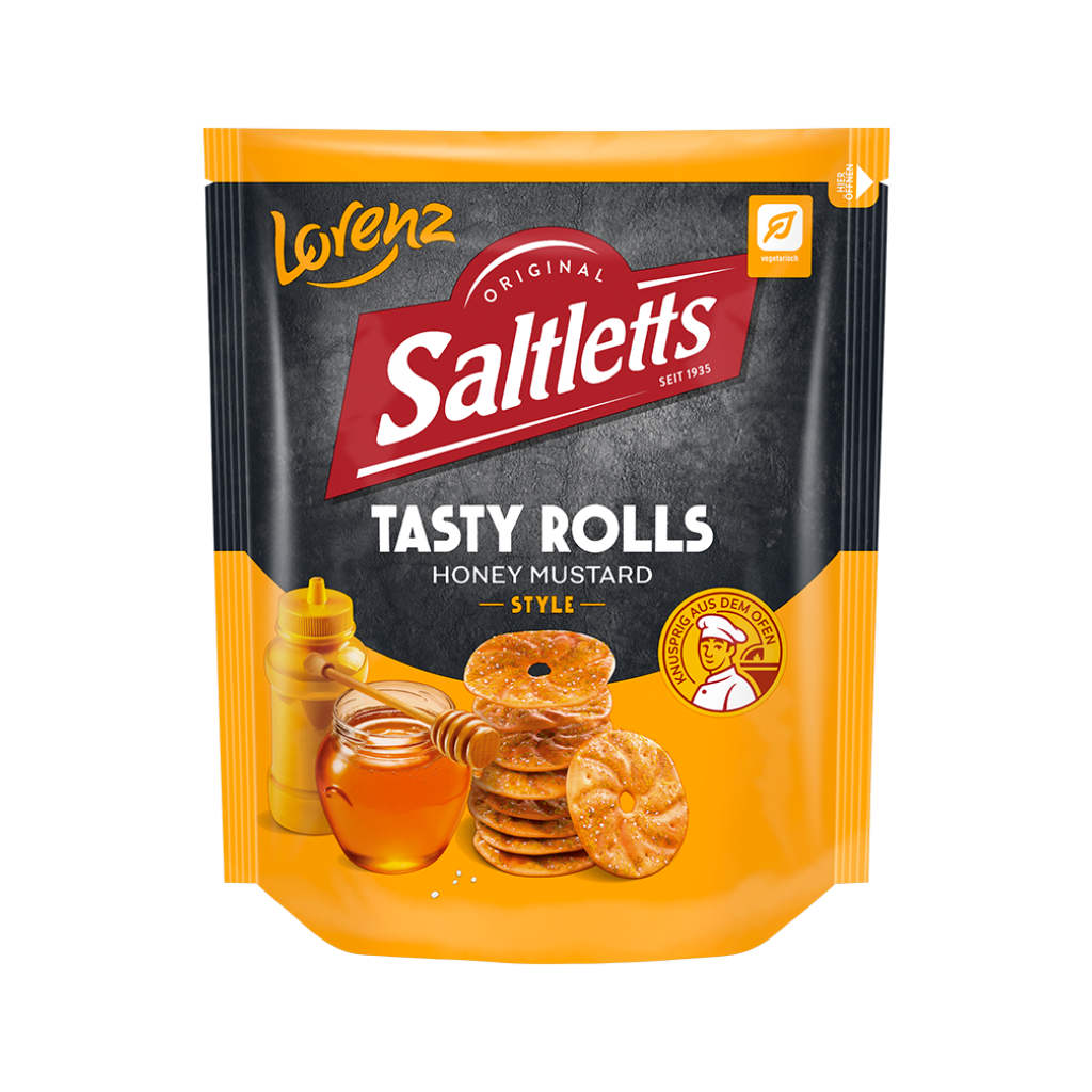 Saltletts Tasty Rolls Honey Mustard Style