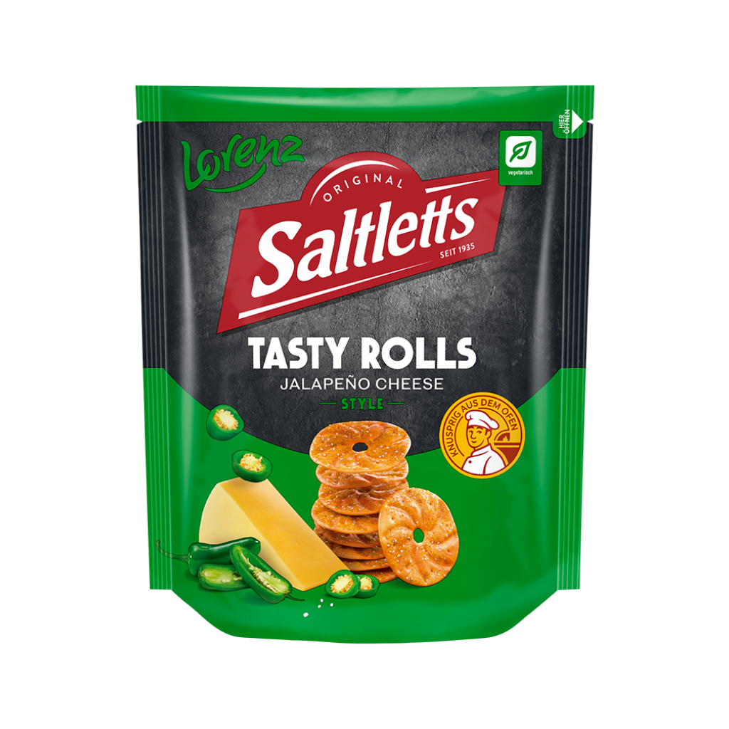 Saltletts Tasty Rolls Jalapeno Cheese Style