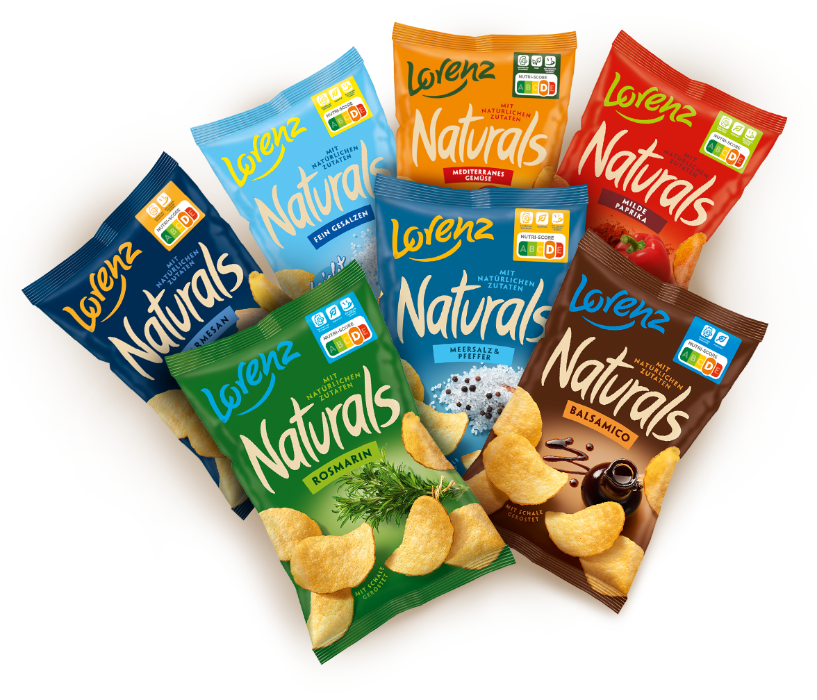 Verschiedene Naturals Sorten