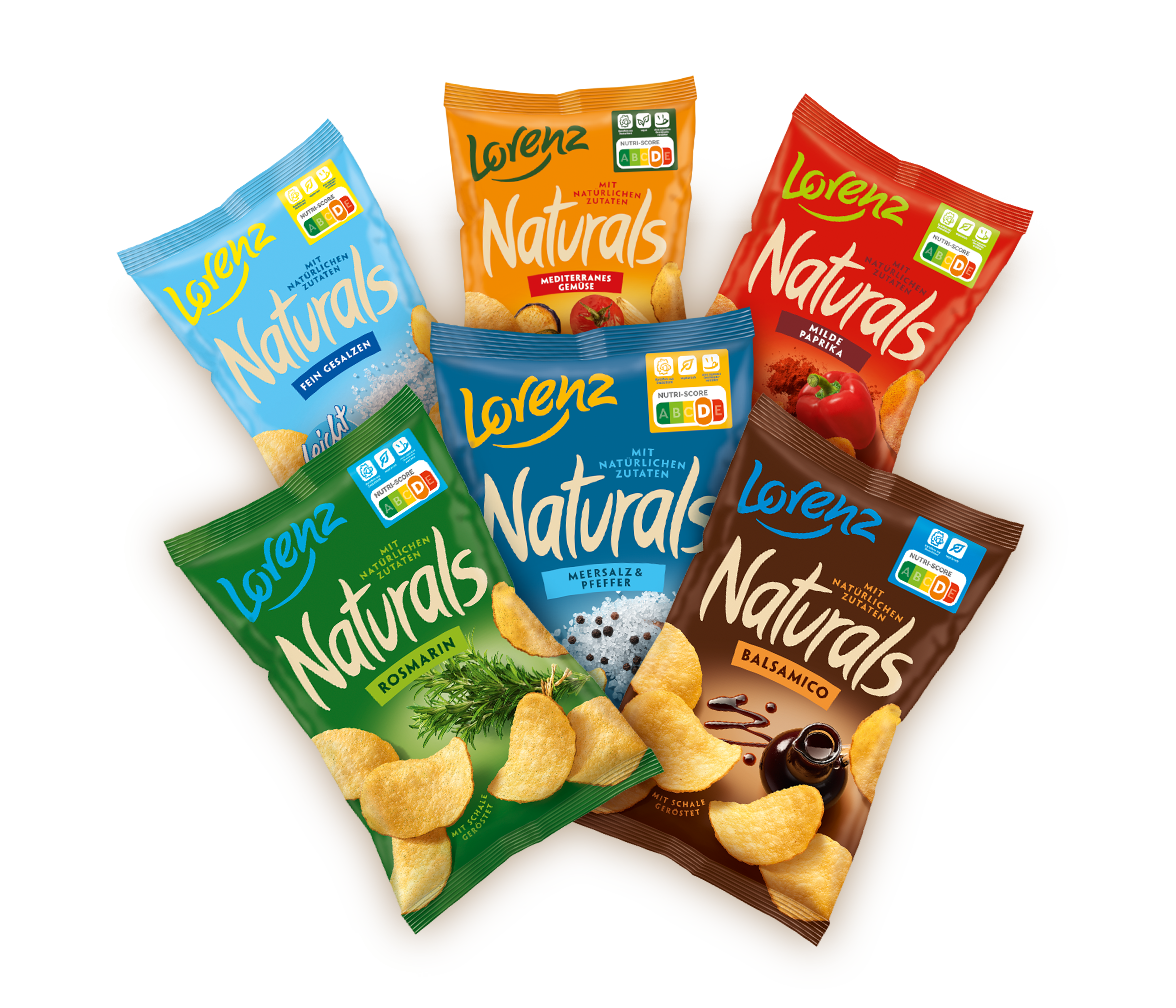 Verschiedene Naturals Sorten