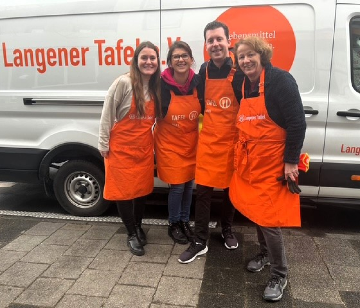 Unser CSR Global Team bei der Langener Tafel 