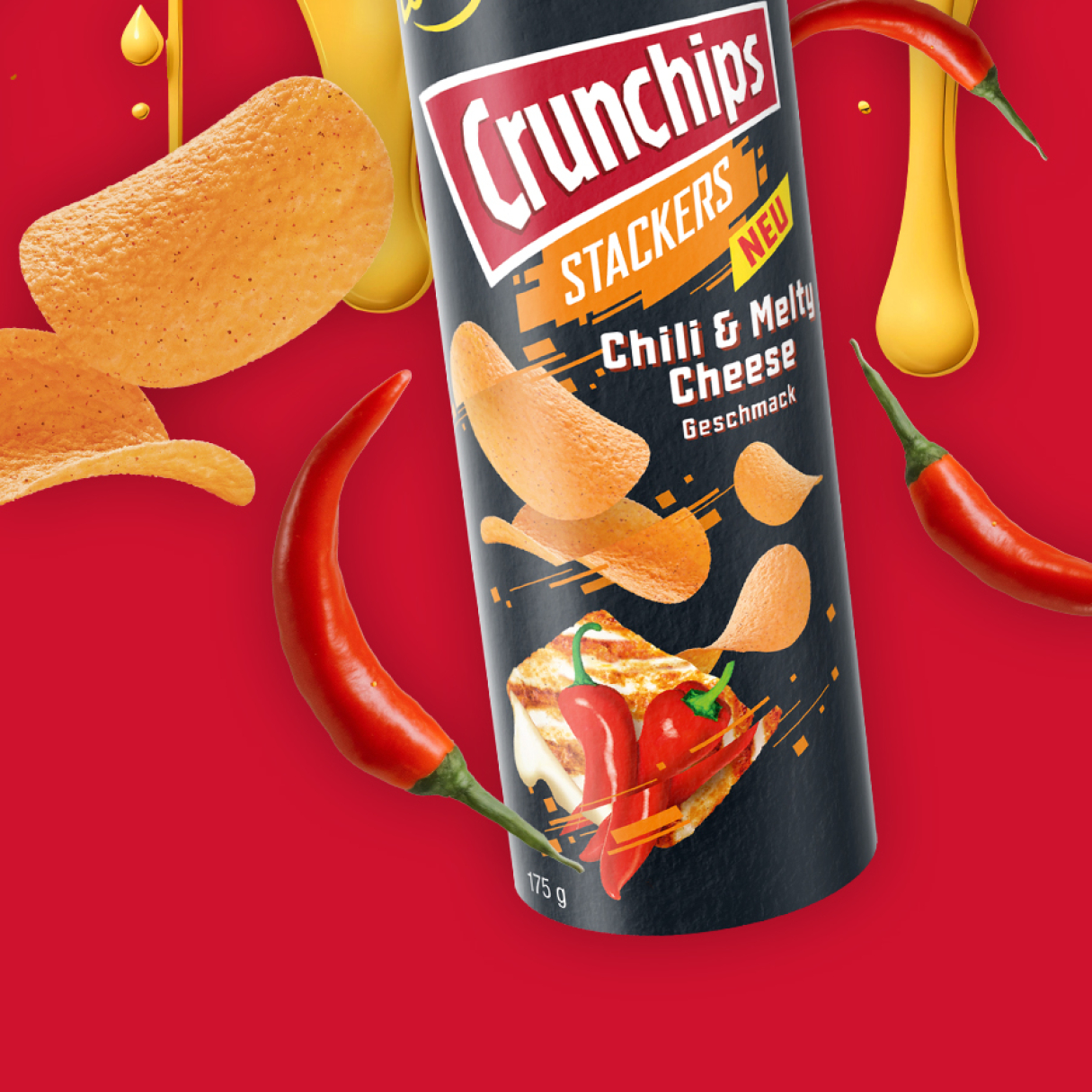 Crunchips Stacker Melty Cheese