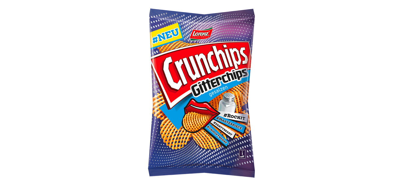 Crunchips Gitterchips gesalzen