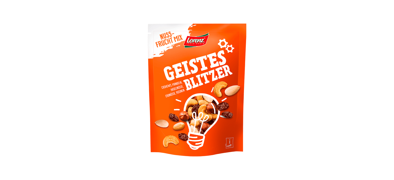 Geistesblitzer Nuss-Frucht-Mix 