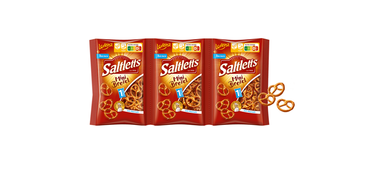 Saltletts Mini Brezel 3 x 40 g