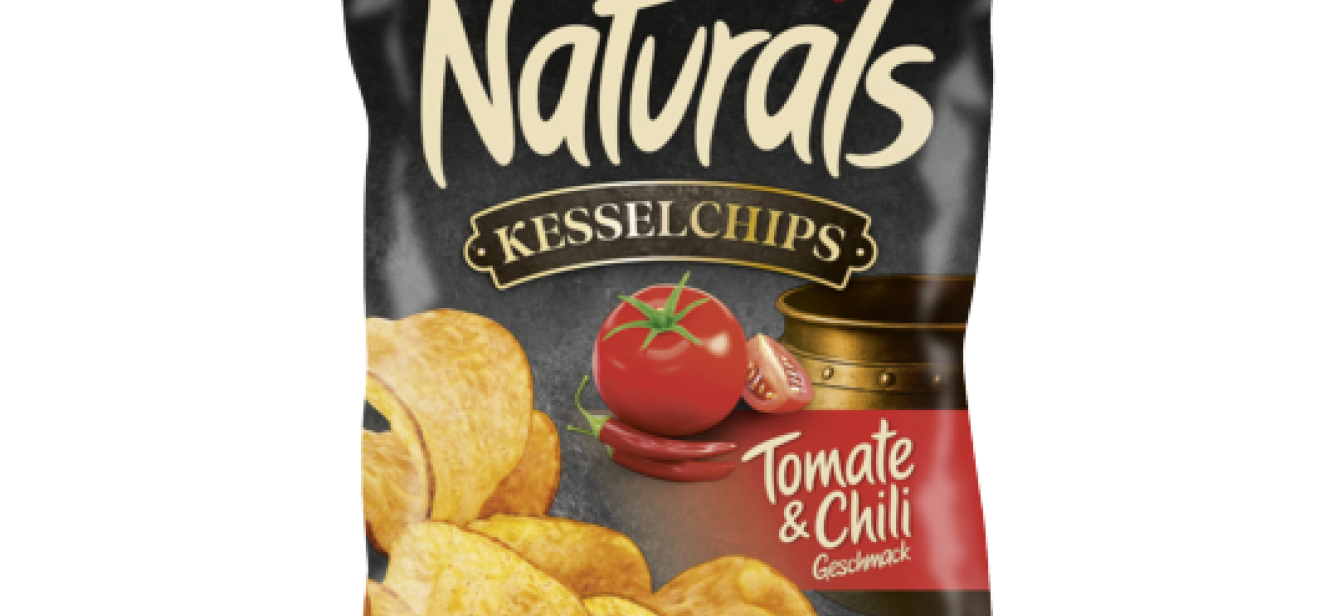 Naturals Kesselchips Tomate & Chili Geschmack