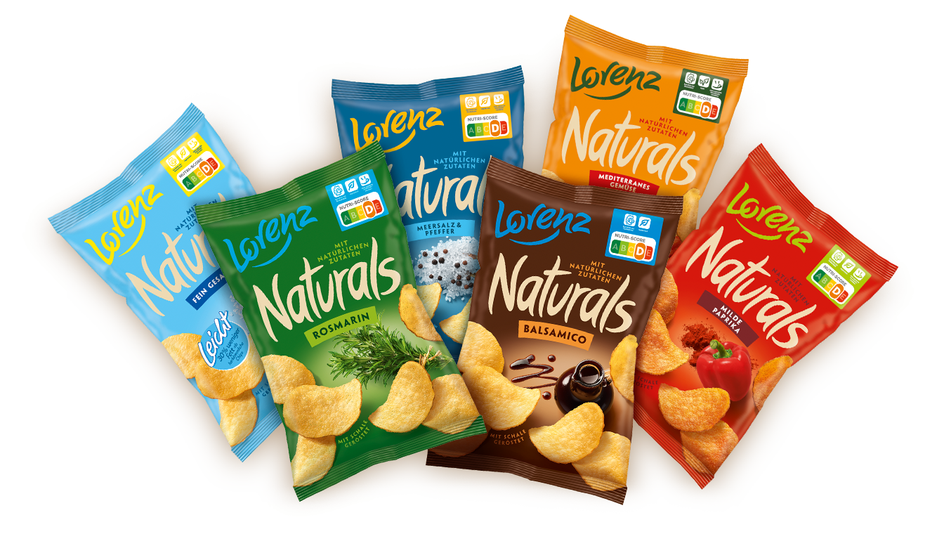 Verschiedene Naturals Sorten