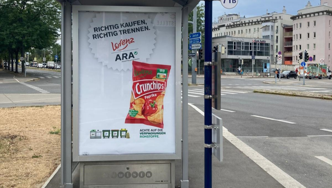 Out-of-Home Kampagne: ARA und Crunchips