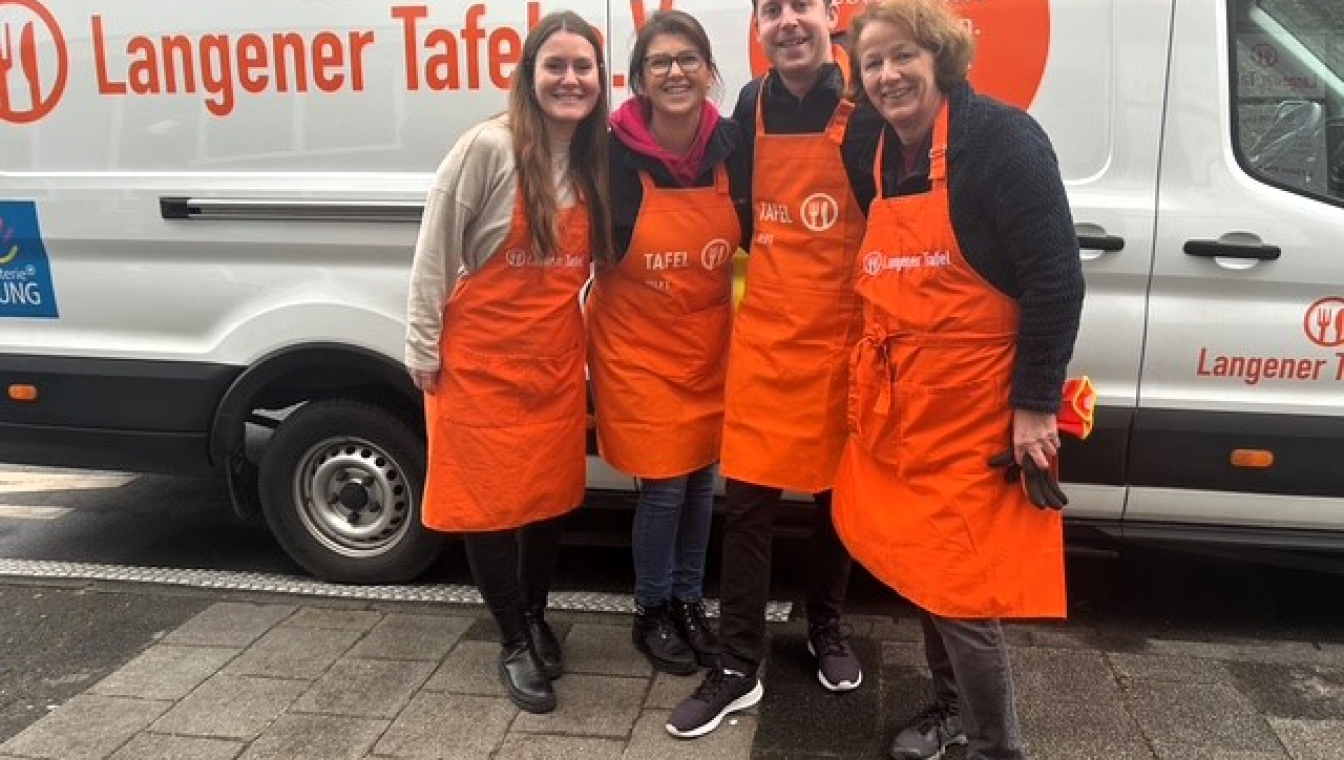 Unser CSR Global Team bei der Langener Tafel 