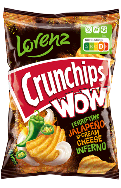 Crunchips WOW The Terrifying Jalapeño & Cream Cheese Inferno