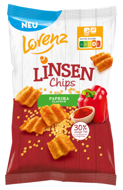 Linsen Chips Paprika
