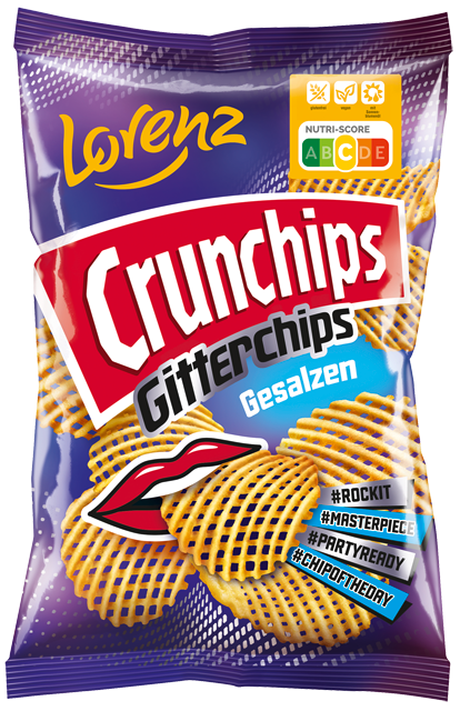 Crunchips Gitterchips gesalzen