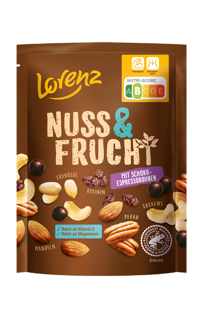 Nuss-Frucht Schoko-Espressobohnen