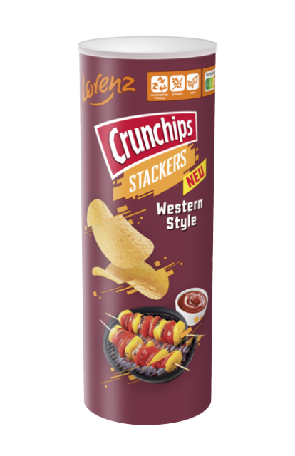Crunchips Stackers Western Style