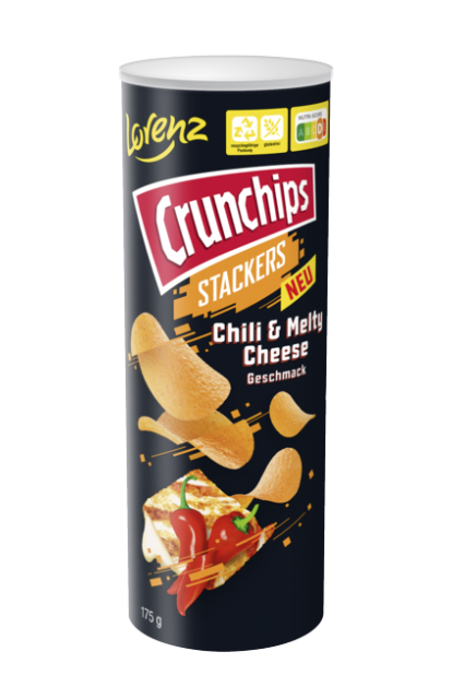 Crunchips Stackers Chili & Melty Cheese
