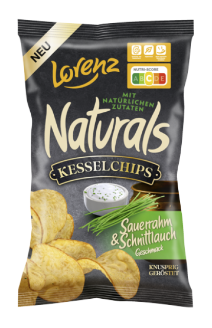 Naturals Kesselchips Sauerrahm & Schnittlauch Geschmac