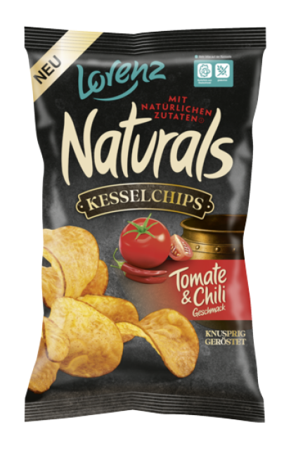 Naturals Kesselchips Tomate & Chili Geschmack