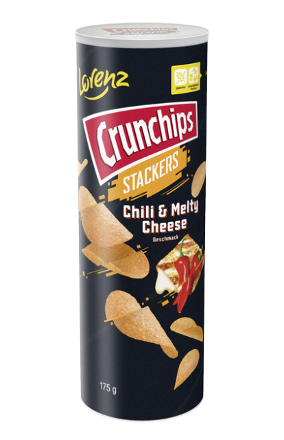 Crunchips Stackers Chili & Melty Cheese 
