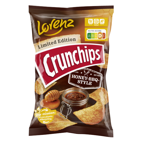Crunchips Honey-BBQ-Style: Perfekte Balance aus würzig und süß