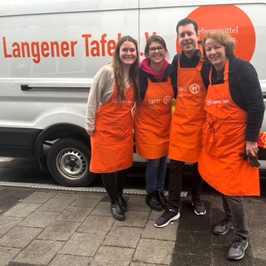 Unser CSR Global Team bei der Langener Tafel 