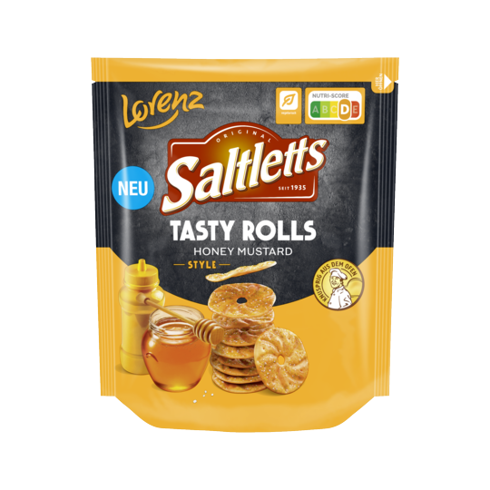 Saltletts Tasty Rolls Honey Mustard