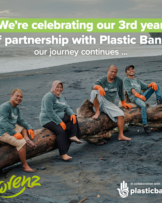 3 Jahre Zusammenarbeit mit Plastic Bank! 