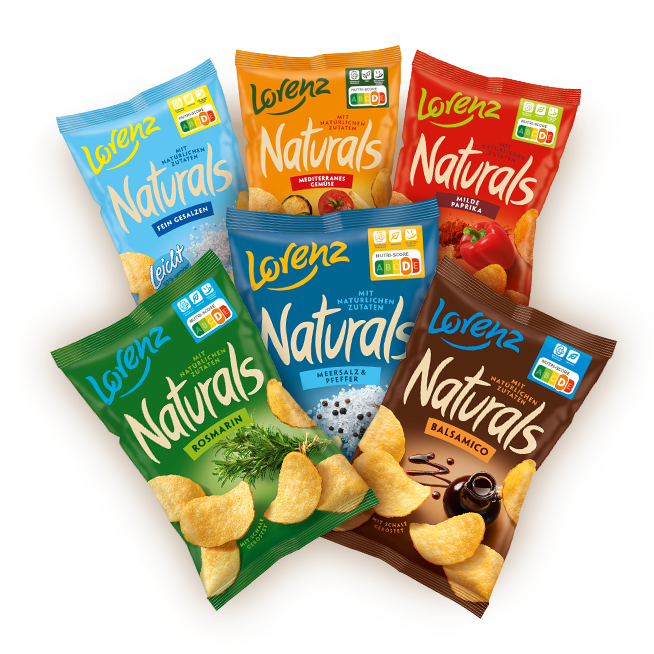 Verschiedene Naturals Sorten
